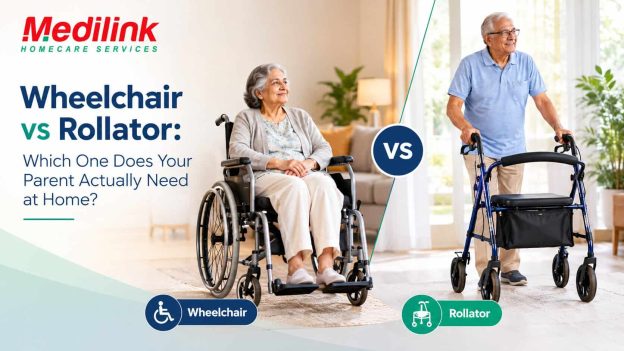 Wheelchair vs Rollator